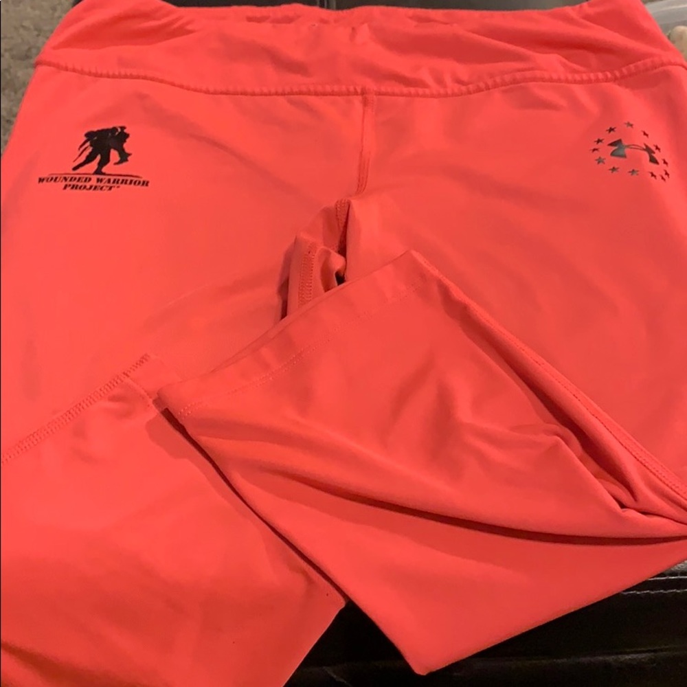 Wounded Warrior Project workout pant under Armour